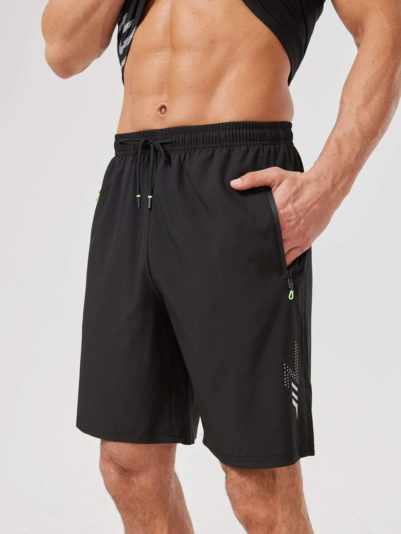 [USA Size] Men'S Beach Quick Dry Running Sports Board Black Shorts New For 2025 Summer Casual Classic Oversize Pants Trouers