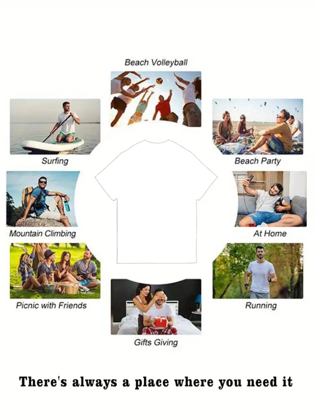 African Map Print Crew Neck Short-sleeved T-shirt, Outdoor Street Style, Hip-hop Casual Comfortable Top, Spring and Summer.
