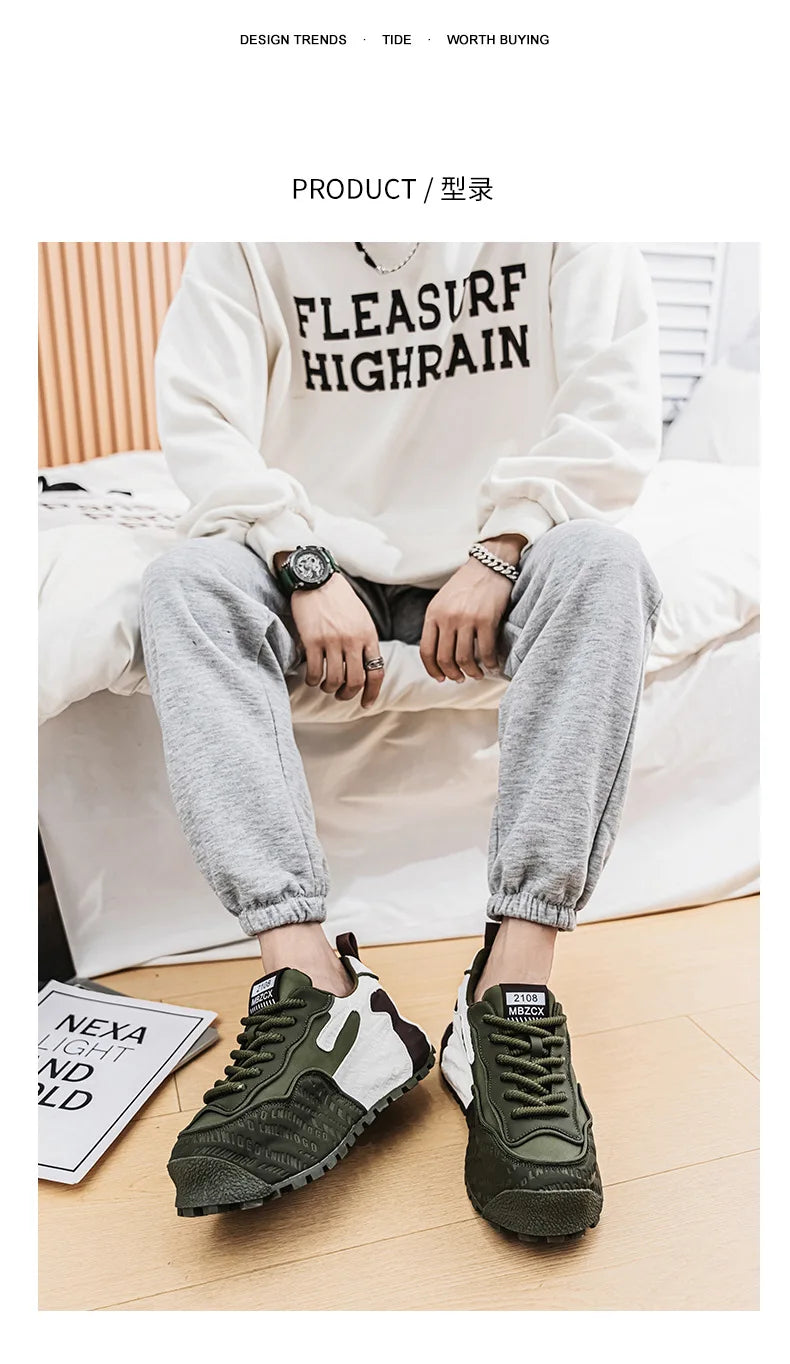 Fashion brand tenis men casual faux leather sneakers male wedged shoes new spring summer breathable trainers man gym run shoes