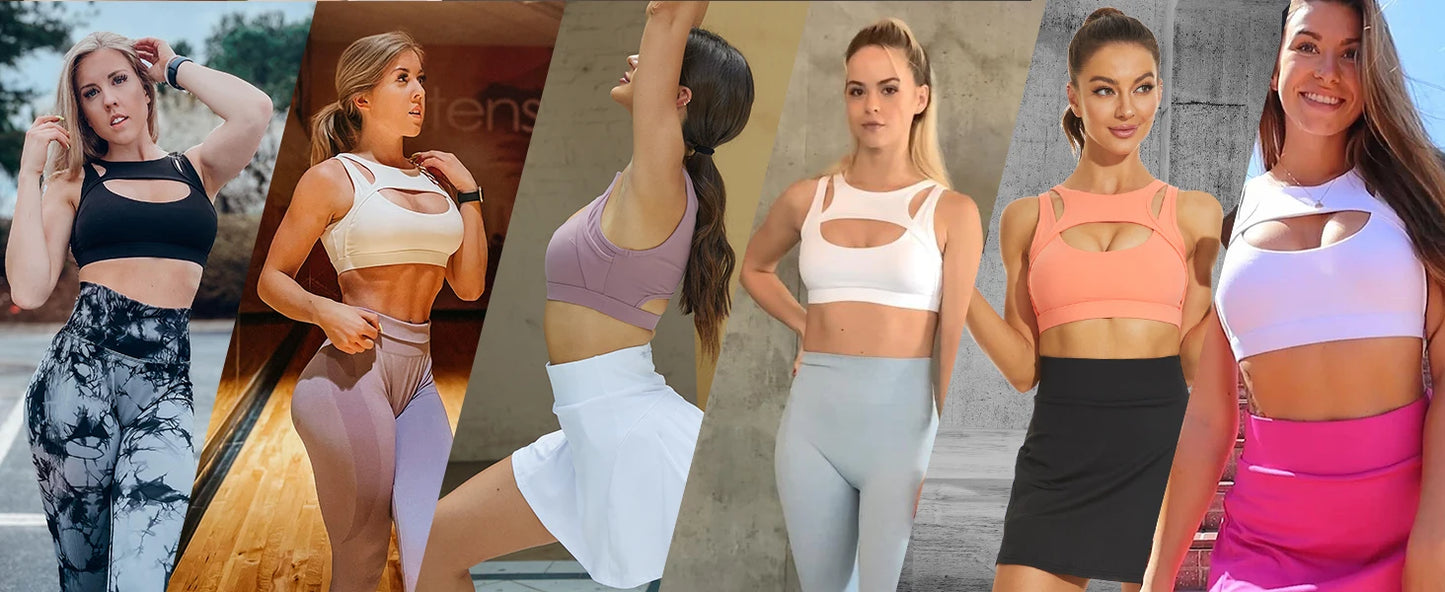 Removable Cups Sports Bra Shockproof Running Fitness Anti-sagging Upper Collection Soft Support High-strength Women's Yoga Vest