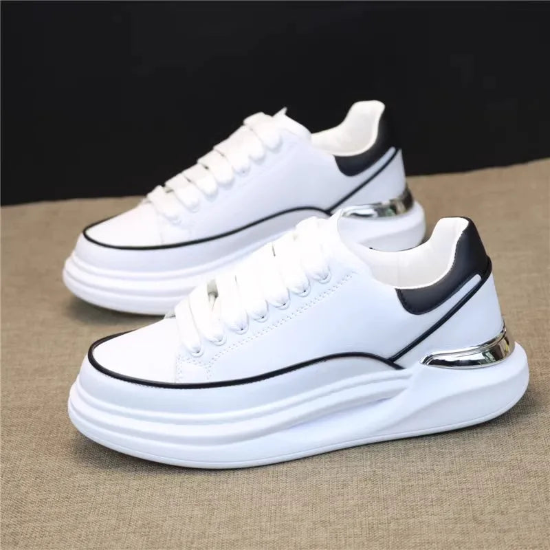 Brand men's shoes 2024 autumn lace-up couples casual sports shoes trendy sneakers luxury sports tennis shoes running shoes