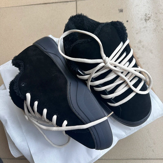 Designer Men's Skateboard Shoes Suede Leather Brown Sneakers Men Platform Shoes Original Skateboarding Sneaker Men Tenis Hombres