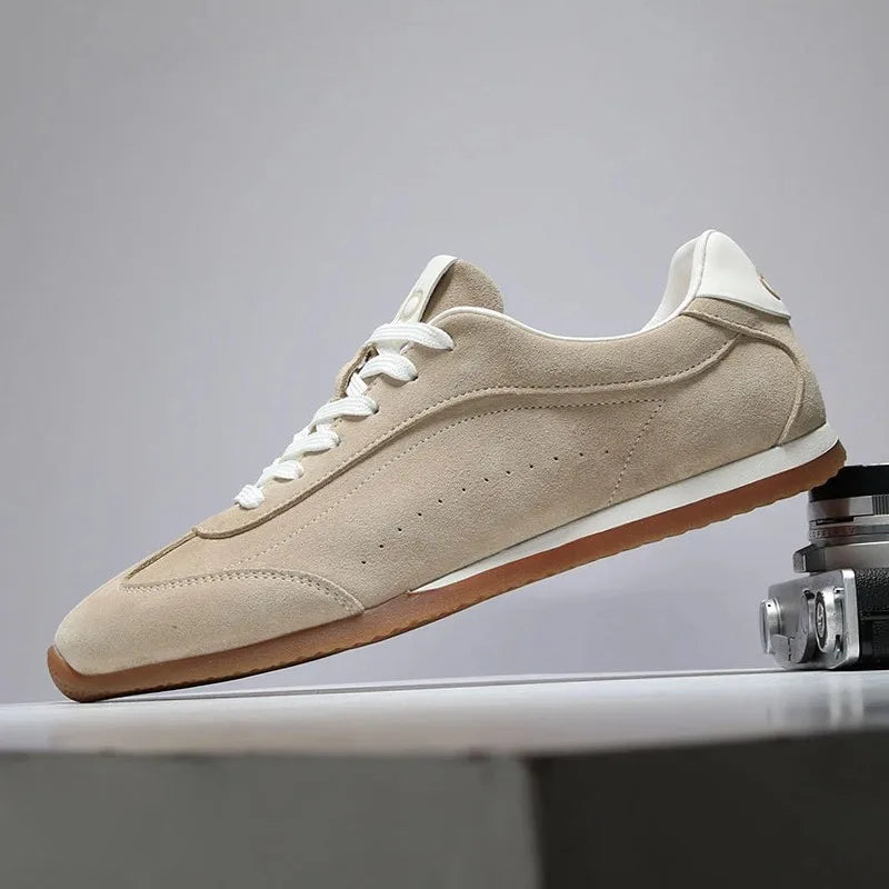 Non slip sneakers simple elegant style soft wear resistant sole lightweight breathable casual trainers for men women streetwear