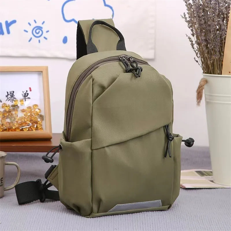 Men's Nylon Crossbody Bag - Multi-Pocket Stylish Casual Sling for Outdoor Activities Cycling and Hiking Crossbody Luxury Bag