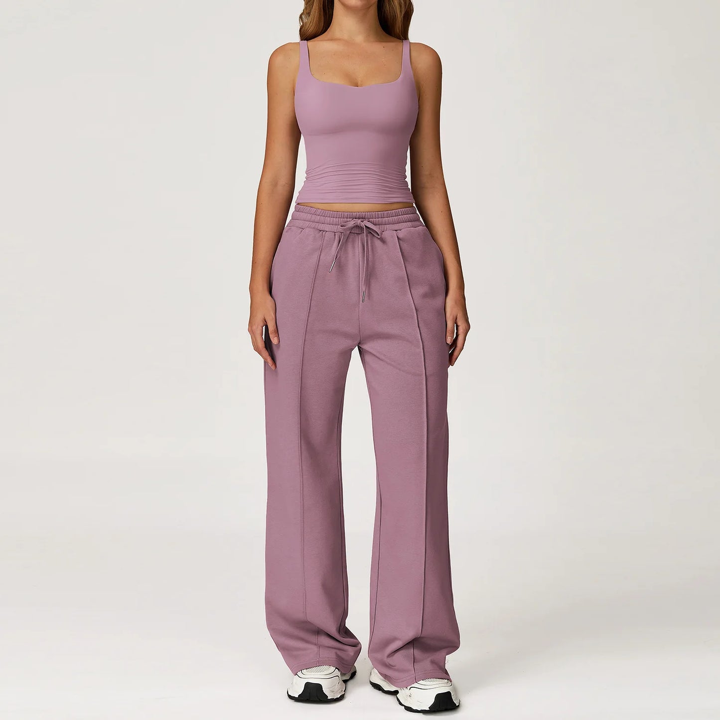 Sportswear 2 Pieces Yoga Set Gym Clothes Sportswear Yoga Suits For Women Fitness Set Tracksuits Sports Long Sleeved Gym Trousers
