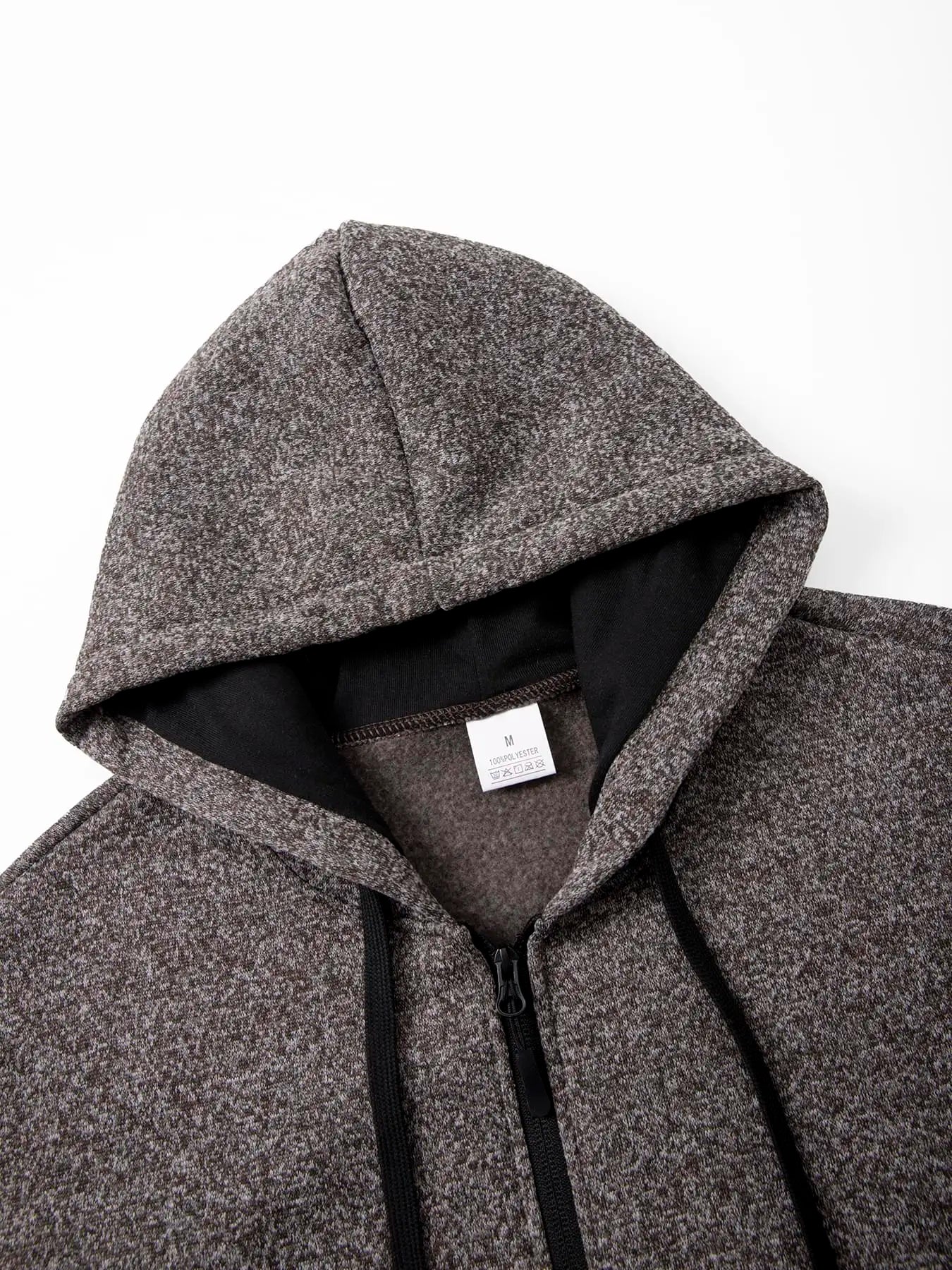 Men's Hoodies Jacket Long Sleeve Sweatshirts Zipper Hooded Jacket Mens Oversize Winter Top Jacket Coat Warm Streetwear