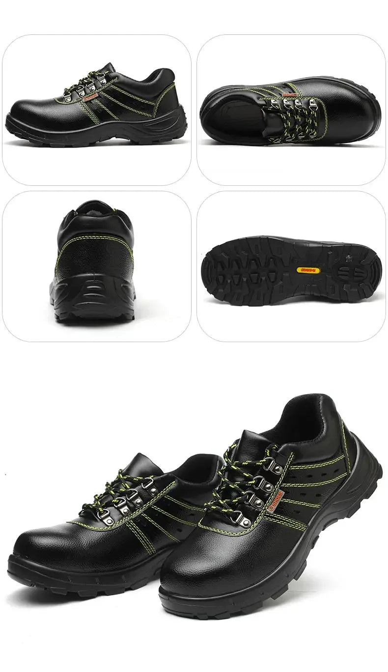 Man Shoes Leather Booties Waterproof Boots for Men Lace Up Ankle Short Barrel Retro Trendy 2025 Sale Offer New Fashion Low Price