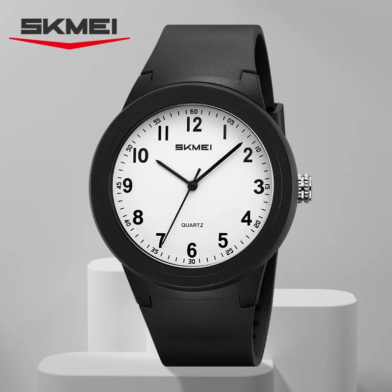 SKMEI 2469 Men Fashion Simple Waterproof Watches Ultralight Sports Quartz Mens Wristwatches Shockproof Clock 2108 Reloj Hombre