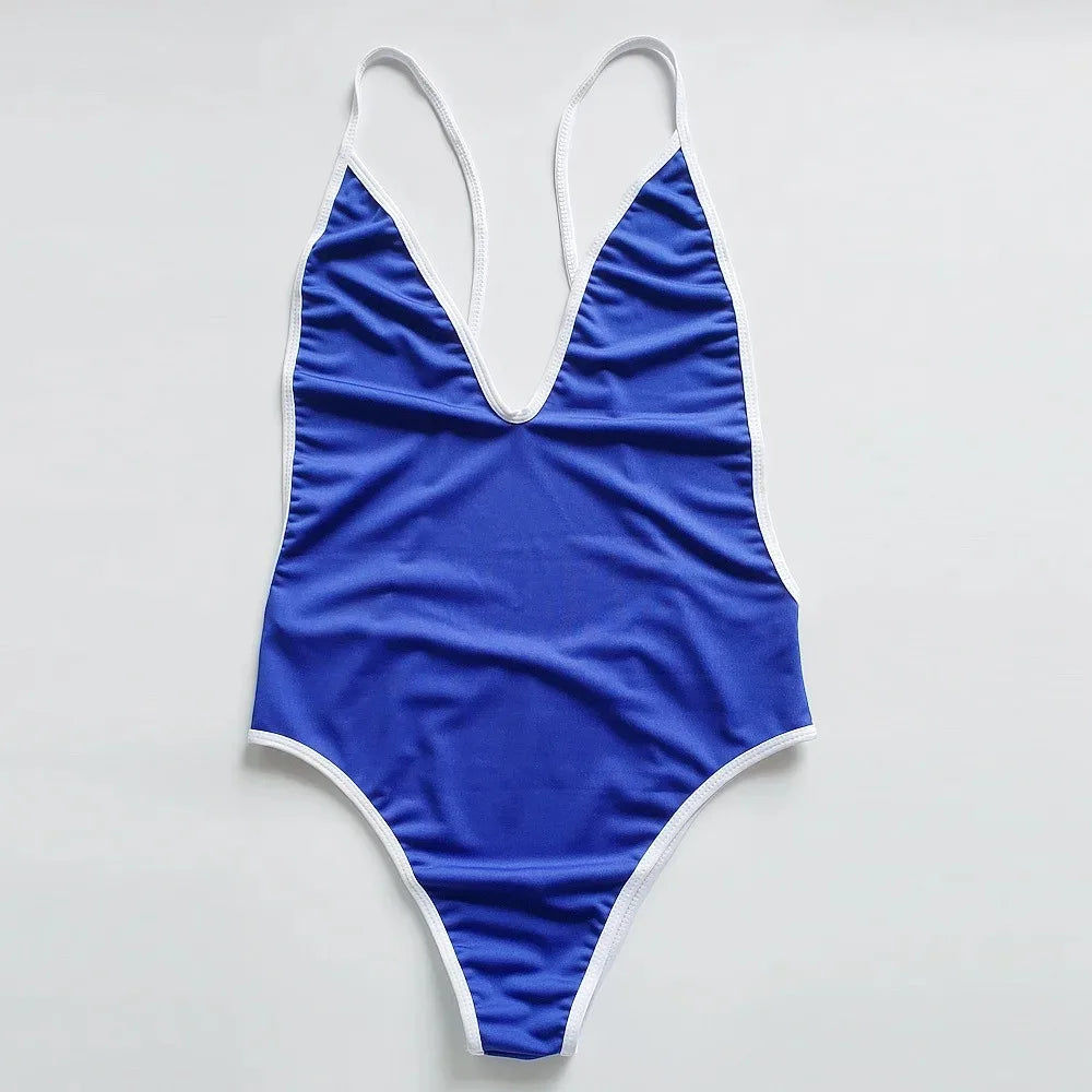 Sexy Women's Beachwear Bathing Swimsuit Fashionable Sling Bikini Swimwear Lounge Pajama without Steel Bracket or Padded Cups