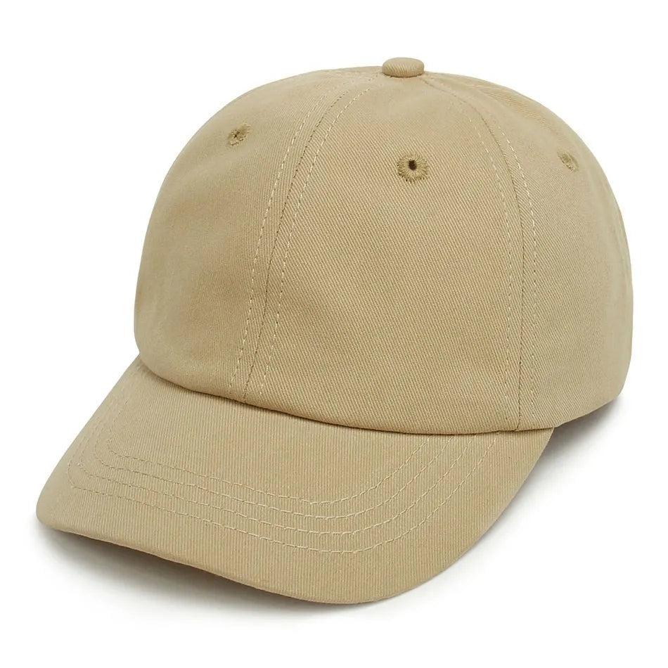 Kids Baseball Cap Low Profile Sun Hat for Boys and Girls Soft Cotton Pink Black White Gray for Baby Children