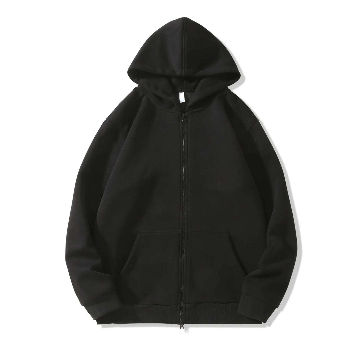 Y2K 420g Heavy-duty Cotton Blend American Hooded Zipper Sweatshirt for Men and Women in Large Size Versatile for Autumn Winter