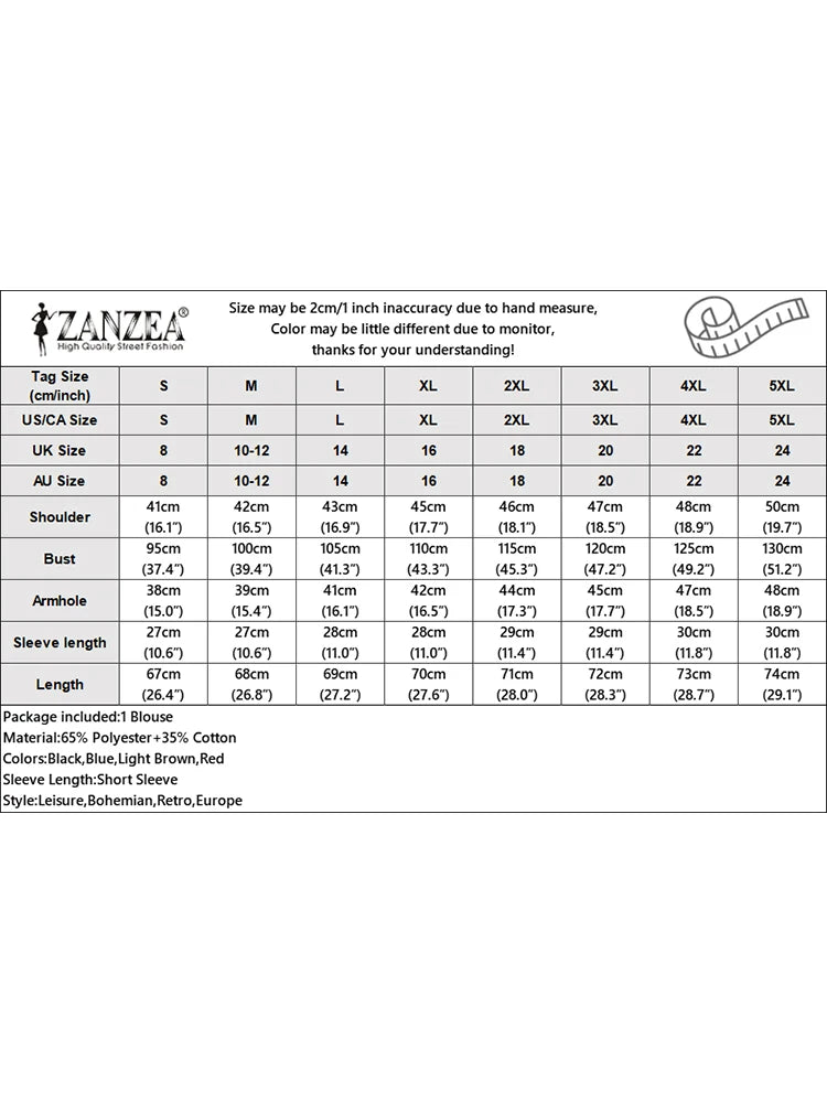 2025 ZANZEA Women Plaid Checked Blouse Summer Casual O Neck Short Sleeve Blusas Loose Tops Stylish Ruffled Work Shirt Oversize