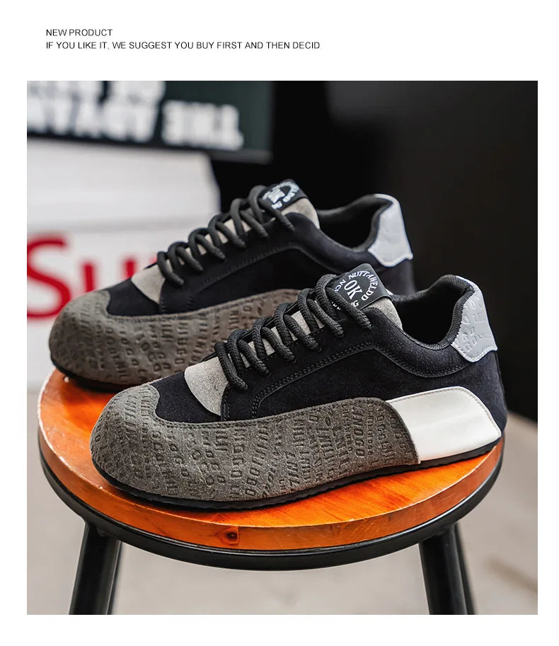 Fashion brand tenis men casual faux leather sneakers male wedged shoes new spring summer breathable trainers man gym run shoes