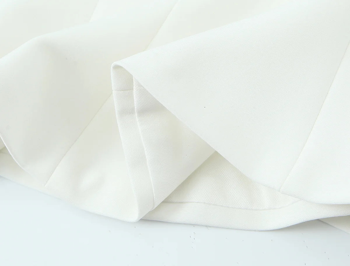 HH Female Summer Streetwear Style Sexy Top O-Neck Solid Sleeveless Bow Decorate Zipper Women's New Fashion Tops 2 Color