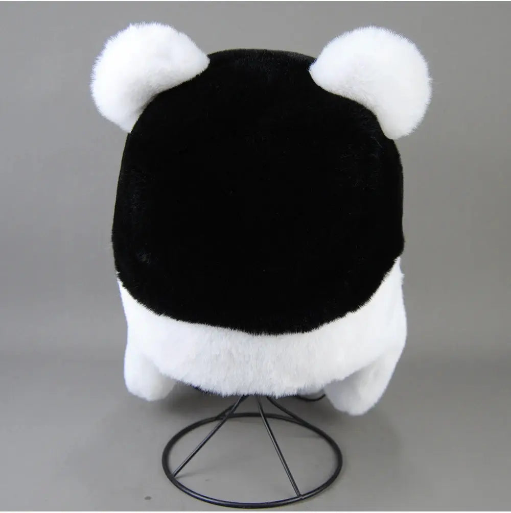2026  Winter False Rex Rabbit Fur Bomber Hat Ushanka Cap Trapper Russian Artificial Hats Unisex False Rex Rabbit Fur Cap BAZAARHUBO