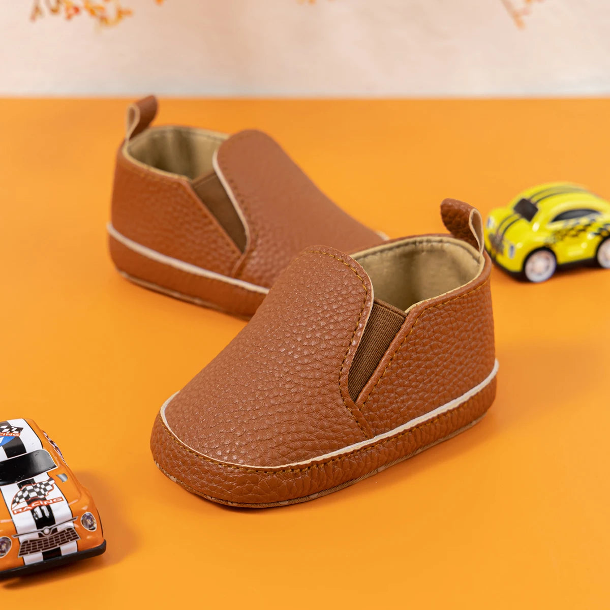 KIDSUN Fashion Casual Baby Boy Infant Cotton Sole First Walker Toddler Baby Loafer Shoes Comfortable Sports Baby Shoes 0-18M