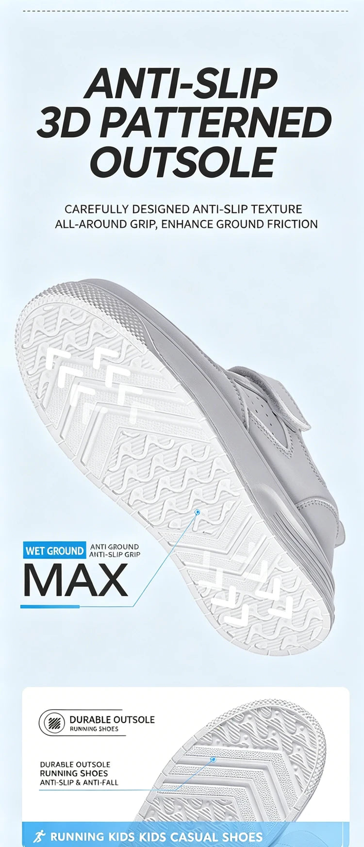 Children's Casual Shoes Student Boys Breathable Comfortable Flat Walking Footwear Fashion Kids Girls Running Sneakers Tenis