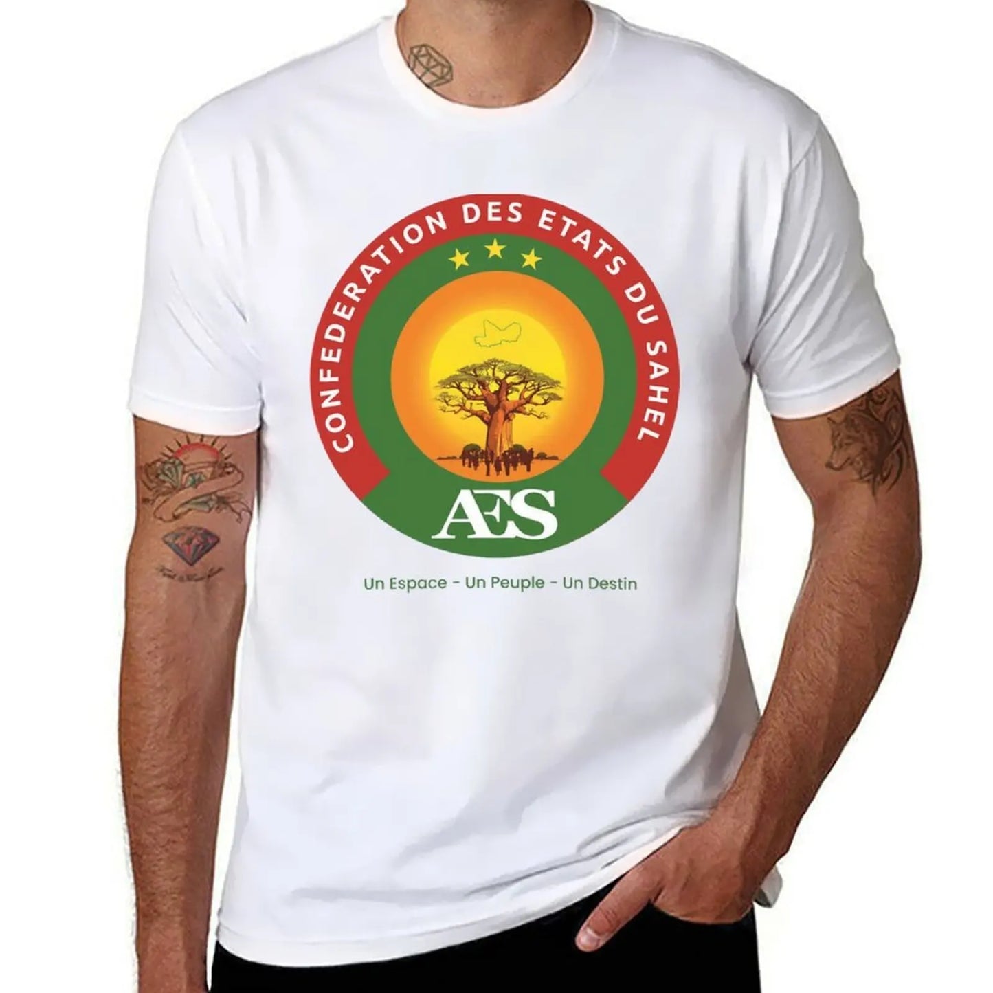 African Sun Rising T-Shirt funny meme t-shirts rapper graphic tees shirts graphic oversized mens graphic t-shirts anime
