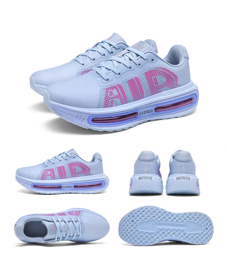 Men Sports Running Shoes Casual Marathon Breathable Lightweight Women's Comfortable Athletic Nonskid Walking Sneakers Outdoors