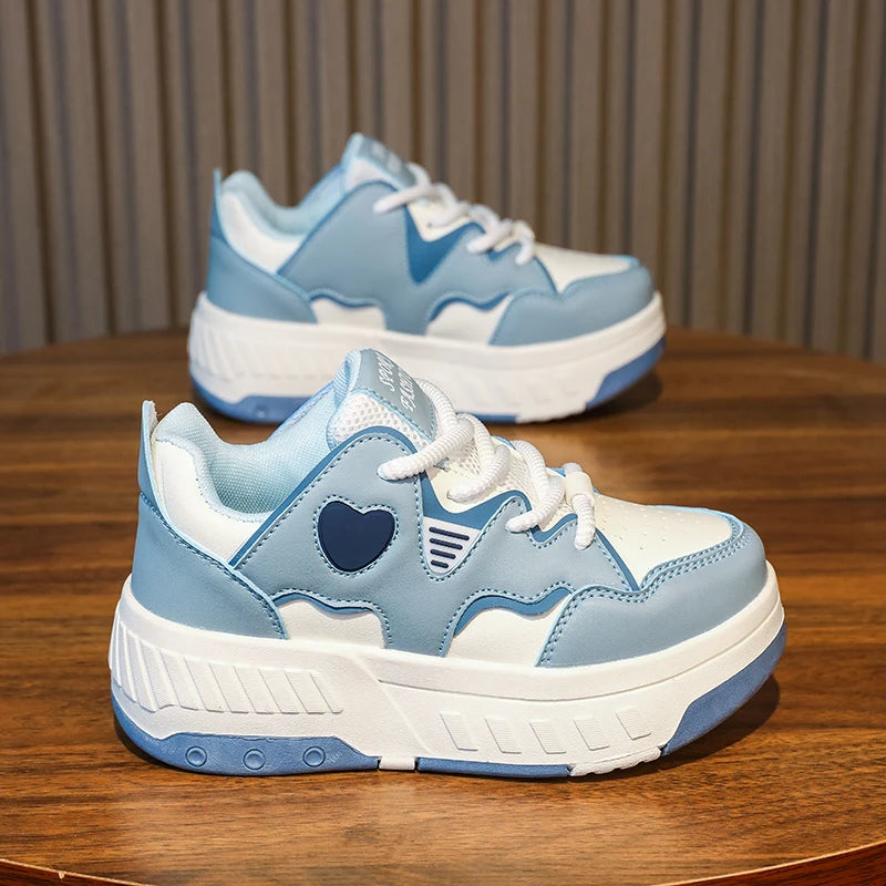 Kids Roller Skate Shoes Fashion Casual Sports Children 4-Wheels Outdoor Sneakers for Boys and Girls Gift