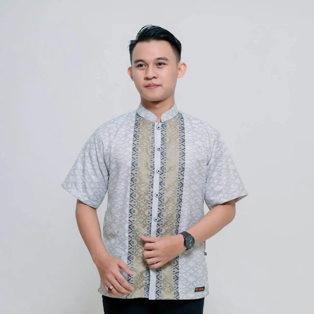 2025 Vintage African Style Men's Retro Ethnic Tribal Short Sleeve Shirt Tops Fashion Casual Vacation Streetwear Men's Shirt