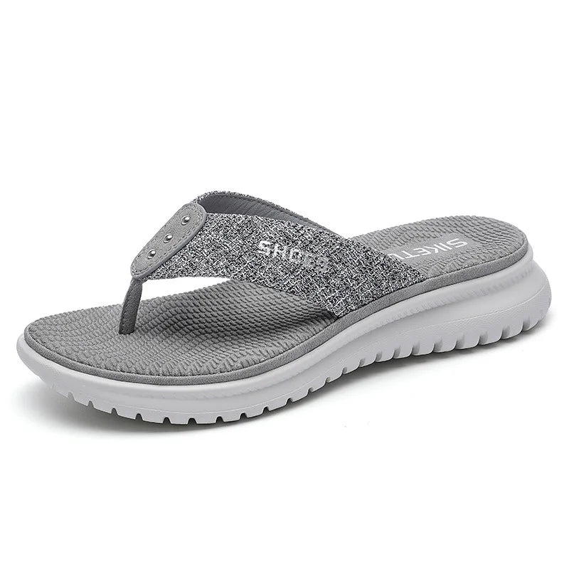 Summer Shoes Women Beach Slippers Fashion Holiday Slippers Flip Flops Thick Sole Soft Casual Ladies Footwear Big Size A3425