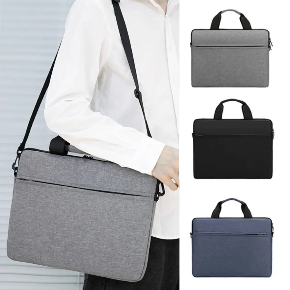 Universal Shockproof Laptop Sleeve Case Large Capacity Ultra Thin Shoulder Bag Business Fashion Laptop Handbag
