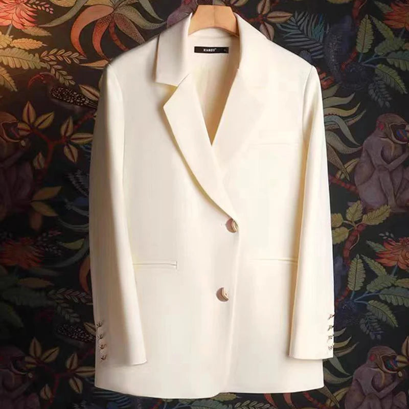 Korean high-quality suit jacket women's new design sense Spring and Autumn Western style casual fried street loose small suit