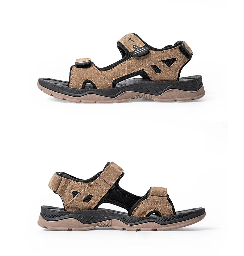 Men's Summer Beach Sandals Holiday Breathable Water Shoes Male Retro Comfortable Quick Drying Casual Sandals