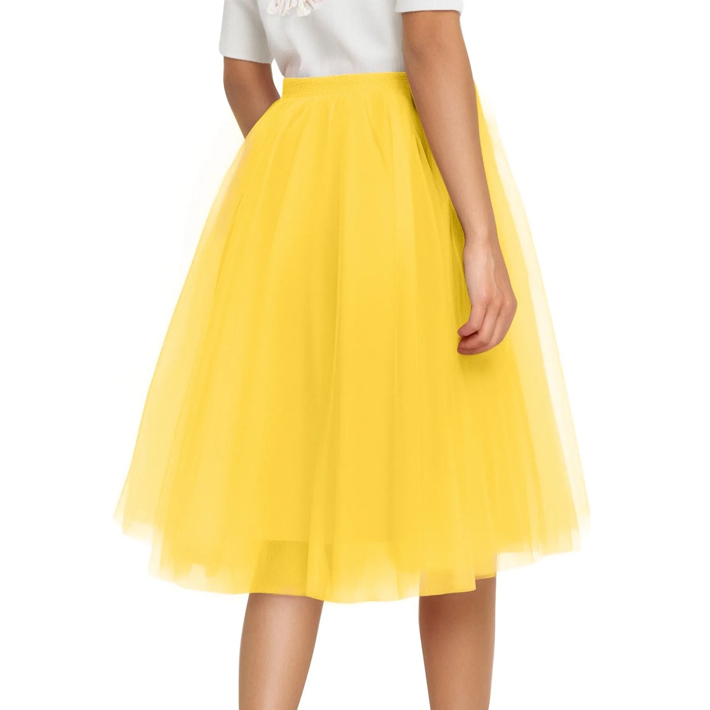 Tutu Skirt For Women 50s Skirt Retro Party Tulle Ballet Rockabilly Petticoat Underskirt Dance Dress Cosplay Mesh Skirt