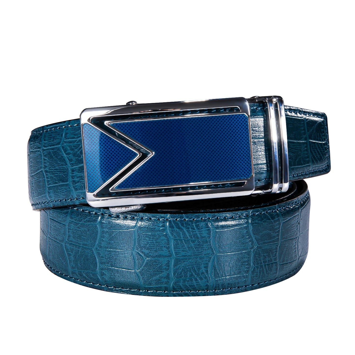 High Quality Mens Belts Black Brown Blue White Green Leather Straps Casual Gold Automatic Buckles Waistband Belt for Men Wedding BAZAARHUBO