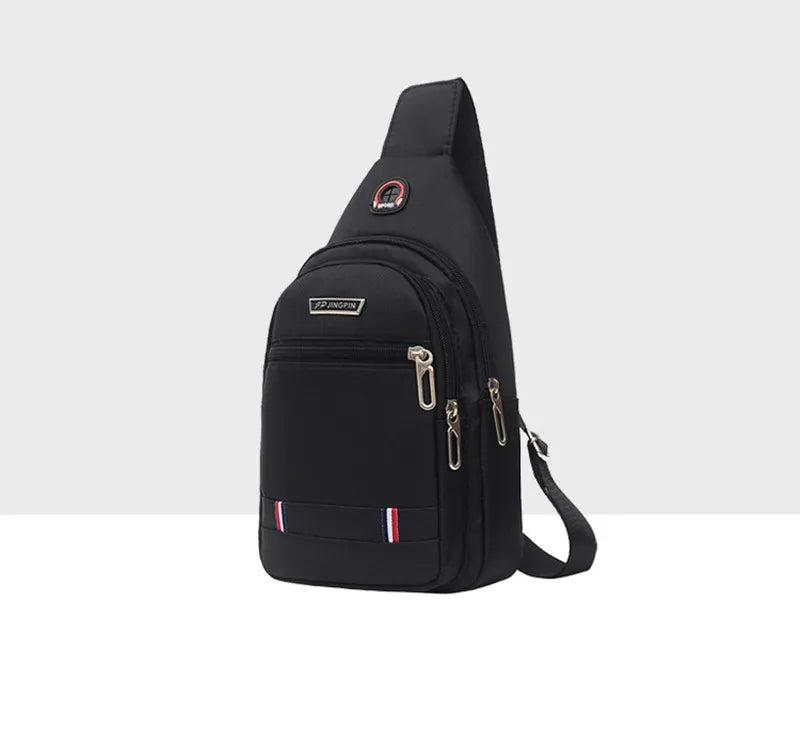 Oxford Men Chest Bag Crossbody Single Shoulder Travel Handbag Fashion Chest Bags New Style Big Capacity Chest Men Bag