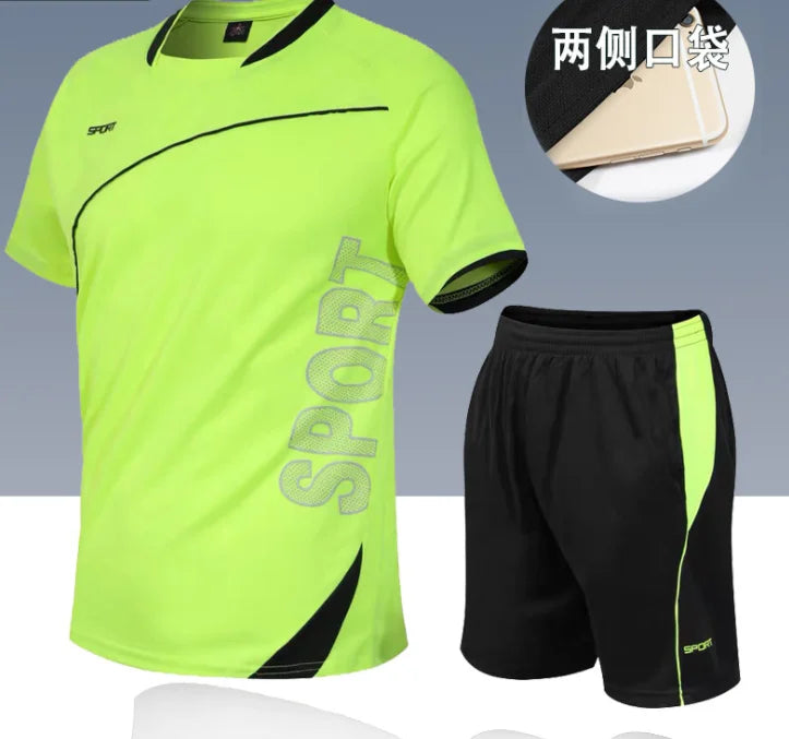 High quality tennis jerseys badminton shirt shorts set Men Table tennis sets ping pong clothes Badminton jogging sports suits