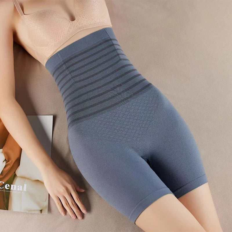 Flarixa High Waist Flat Belly Panties Plus Size Seamless Women's Shorts Body Shaping Boxers XXL Safety Shorts Slimming Underwear