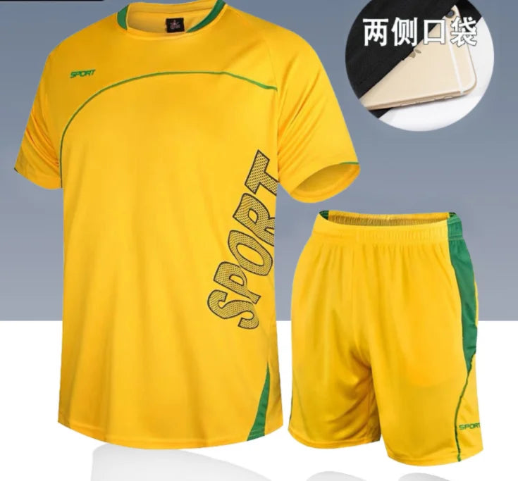 High quality tennis jerseys badminton shirt shorts set Men Table tennis sets ping pong clothes Badminton jogging sports suits