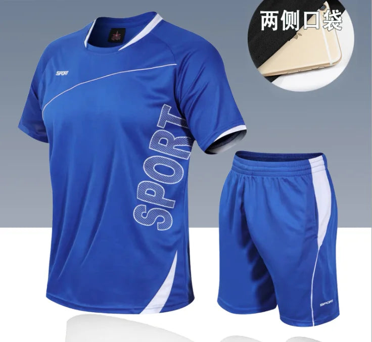 High quality tennis jerseys badminton shirt shorts set Men Table tennis sets ping pong clothes Badminton jogging sports suits