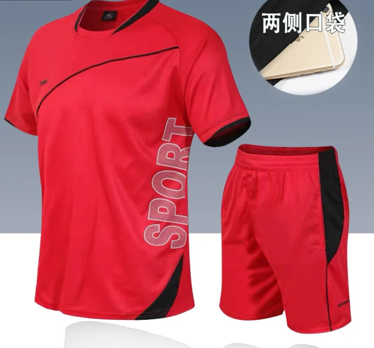 High quality tennis jerseys badminton shirt shorts set Men Table tennis sets ping pong clothes Badminton jogging sports suits