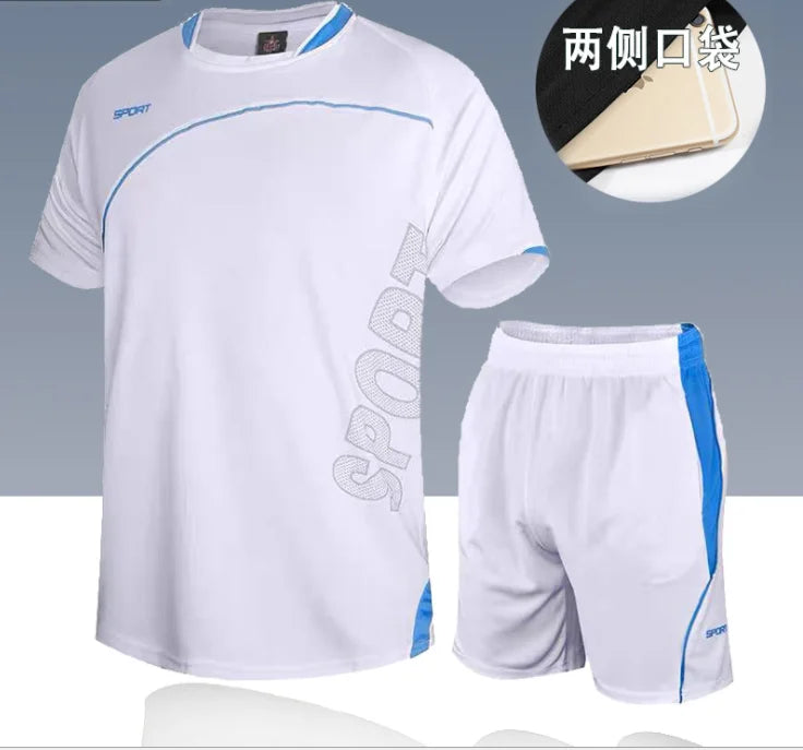 High quality tennis jerseys badminton shirt shorts set Men Table tennis sets ping pong clothes Badminton jogging sports suits