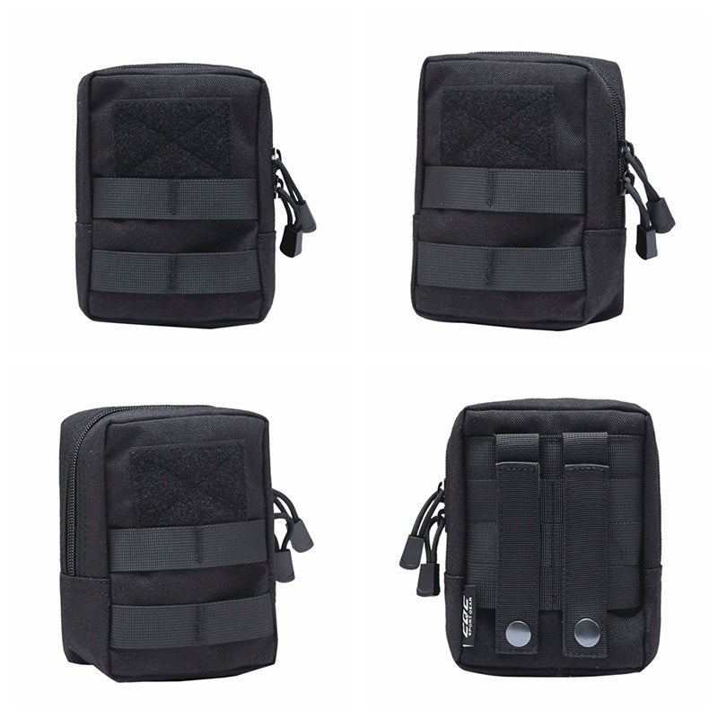 Outdoor Tactical 600D Waist Bags Multitool Molle Pouch Tool Zipper Waist Pack Hungitng Accessory Durable Belt Pouch