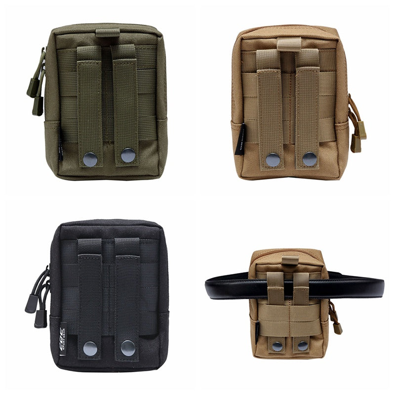 Outdoor Tactical 600D Waist Bags Multitool Molle Pouch Tool Zipper Waist Pack Hungitng Accessory Durable Belt Pouch