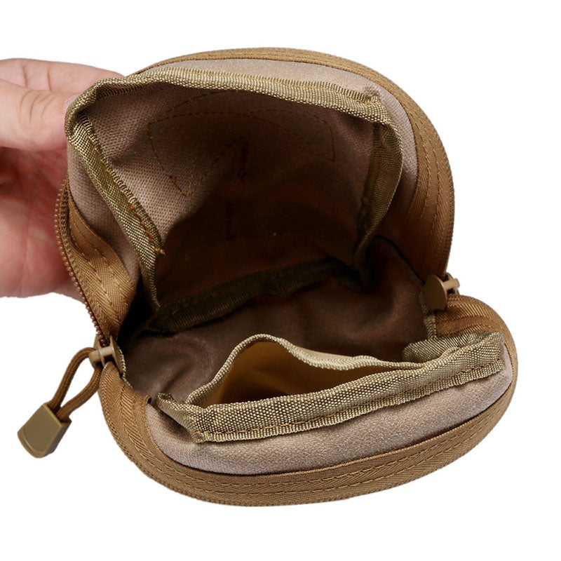 Outdoor Tactical 600D Waist Bags Multitool Molle Pouch Tool Zipper Waist Pack Hungitng Accessory Durable Belt Pouch